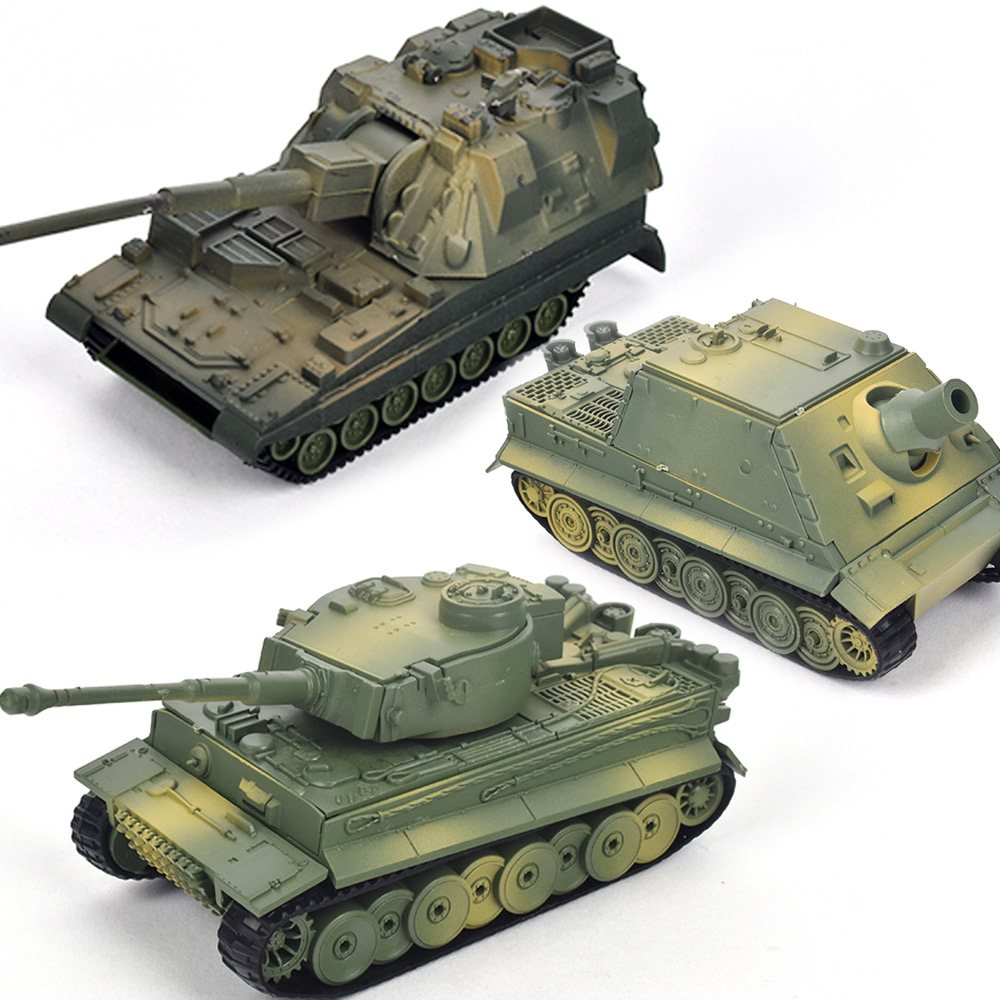 탱크프라모델 4D 밀리터리 전차 조립 프라모델 MCP 하노마그 티거전차 미니 모형 만들기