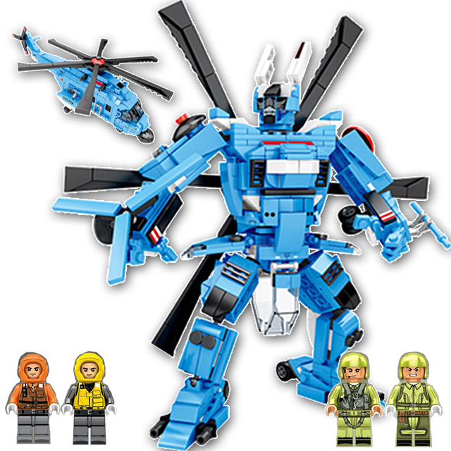 레고 호환 1565 헬기 헬리콥터 변신로봇 밀리터리 남아 변신 계몽 조립 블럭 장난감